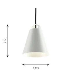 Louis Poulsen Above 175 pendel, vit 17,5cm