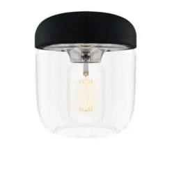 Umage Acorn pendel, svart/stål 14cm