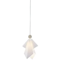 Le Klint Adventsstjärna Angel Gabriel XS, vit/ek 33cm