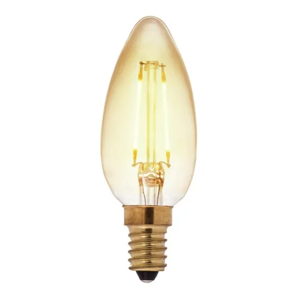 Airam Filament LED kronljus Amber dimbar 2200K 4,5W E14 360lm
