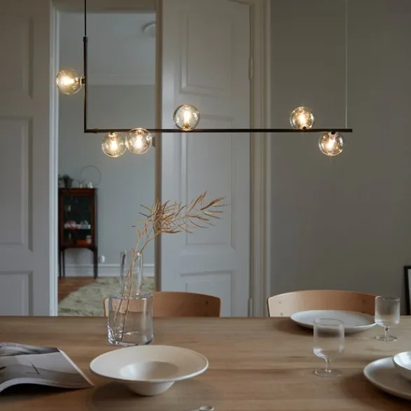Co Bankeryd Air 73 taklampa, nickel/klar
