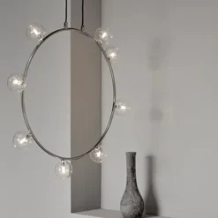 Co Bankeryd Air 50 taklampa, nickel/klar