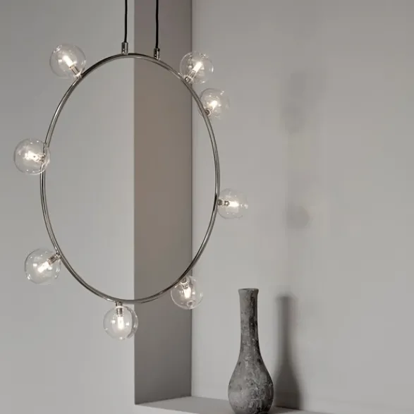 Co Bankeryd Air 50 taklampa, nickel/klar