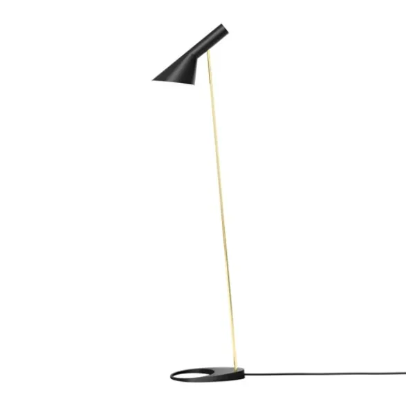 Louis Poulsen AJ golvlampa Black/Brass