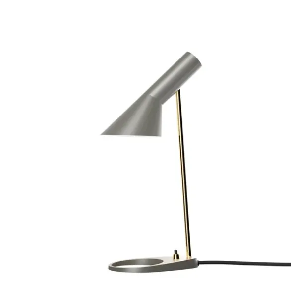 Louis Poulsen AJ Mini bordslampa Warm Grey/Brass