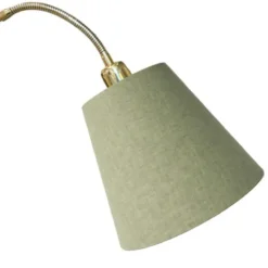 BERGO Lampskärmar Alf 23 lampskärm Linen Calm Green