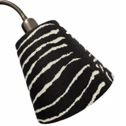 BERGO Lampskärmar Alf 23 Toppringskärm Le Zebre, Svart