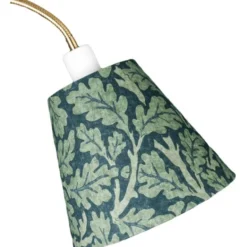 BERGO Lampskärmar Alf 23 Toppringskärm Oak Teal/Slate