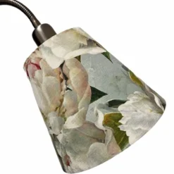 BERGO Lampskärmar Alf 23 Toppringskärm Peonia Lino, Zink