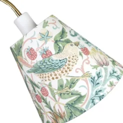 BERGO Lampskärmar Alf 23 Toppringskärm Strawberry Thief Cochineal/Willow