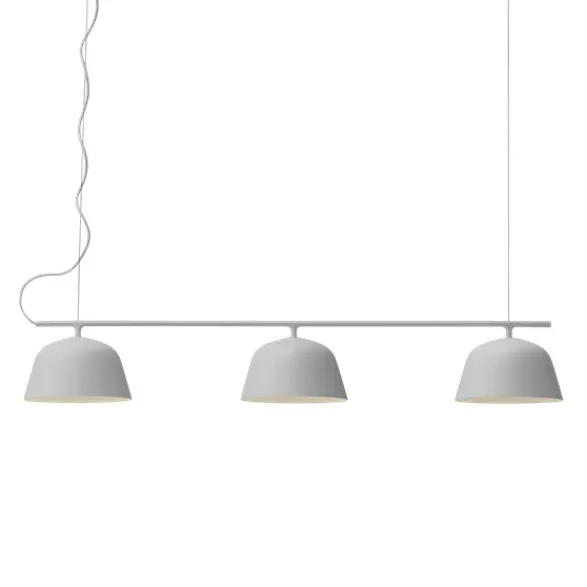 Muuto Ambit Rail pendel, grå 126cm