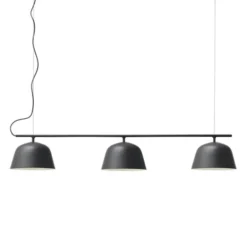 Muuto Ambit Rail pendel, svart 126cm