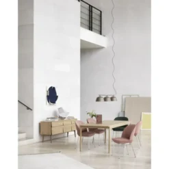 Muuto Ambit Rail pendel, svart 126cm