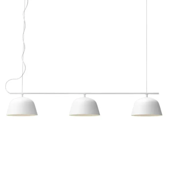 Muuto Ambit Rail pendel, vit 126cm