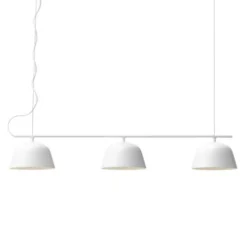 Muuto Ambit Rail pendel, vit 126cm