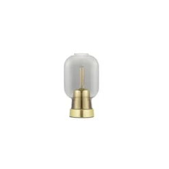 Normann Copenhagen Amp bordslampa, rökfärgat/mässing 26,5cm