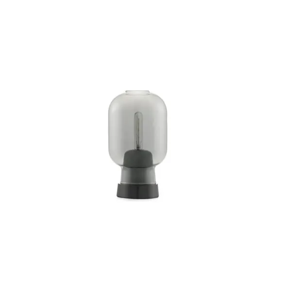 Normann Copenhagen Amp bordslampa, rökfärgat/svart 26,5cm