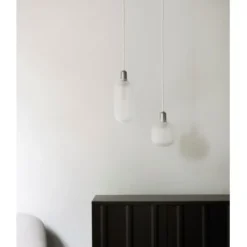Normann Copenhagen Amp Lamp pendel, large vit/krom