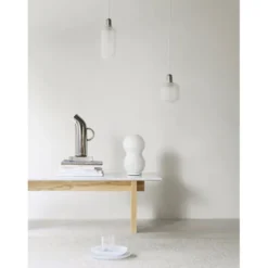 Normann Copenhagen Amp Lamp pendel, small vit/krom
