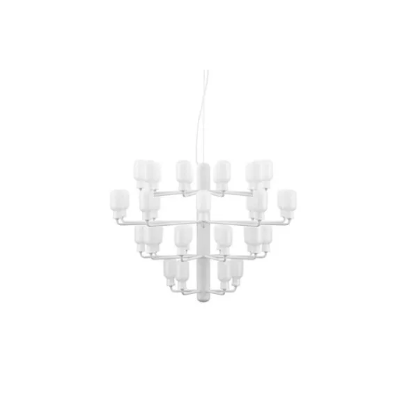 Normann Copenhagen Amp Large takkrona, opal/mattvit 62,5cm