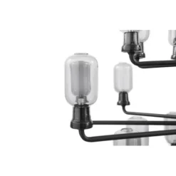 Normann Copenhagen Amp Large takkrona, rökfärgat/mattsvart 62,5cm