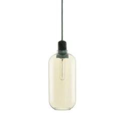 Normann Copenhagen Amp pendel large, guld/grön