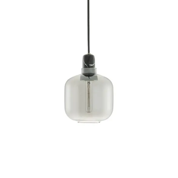 Normann Copenhagen Amp pendel small, rökgrå/svart
