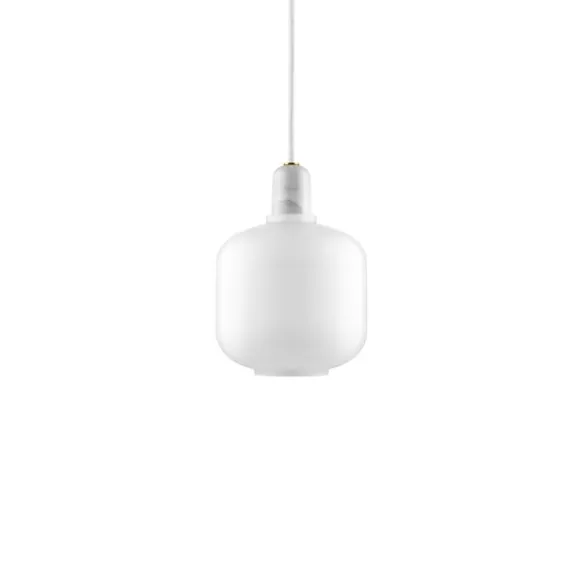 Normann Copenhagen Amp pendel small, vit/vit