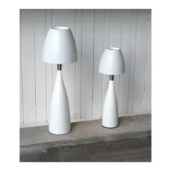 Belid Anemon bordslampa LED, vit 38,9cm
