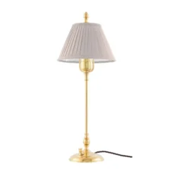 Karlskrona Lampfabrik Ankarcrona Bordslampa, Polerad mässing