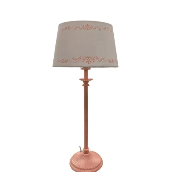 Aneta Anna bordlampa, rosa/vit
