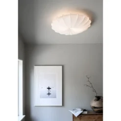 Watt & Veke Anna 80 plafond bomull, vit