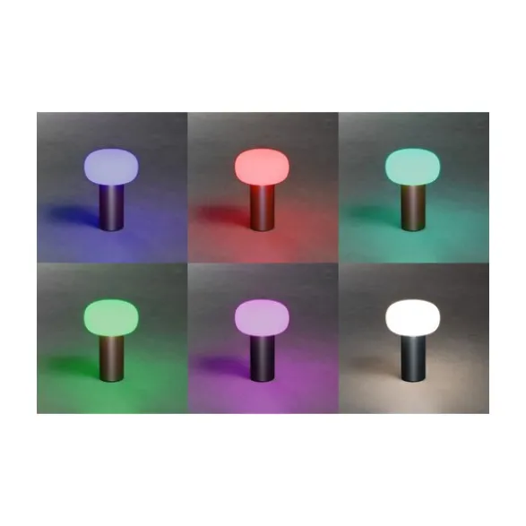 Konstsmide Antibes bordslampa RGB, rost