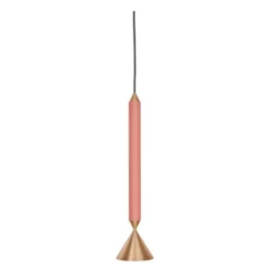 Pholc Apollo 39 pendel Coral pink, brass