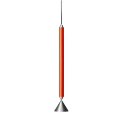 Pholc Apollo 59 pendel, Red orange/aluminium