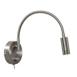 Armaturhantverk Arholma 1 vägglampa, nickel