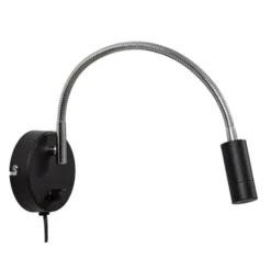 Armaturhantverk Arholma 1 vägglampa, svart
