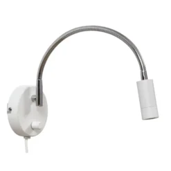Armaturhantverk Arholma 1 vägglampa, vit