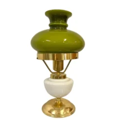 Vintage by Bright 1-2-3 Ariel Bordslampa, grön/vit