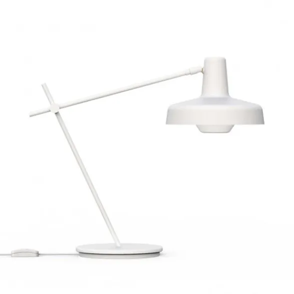 Grupa Arigato bordslampa kort, vit