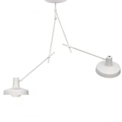 Grupa Arigato double taklampa, vit