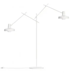 Grupa Arigato golvlampa double, vit