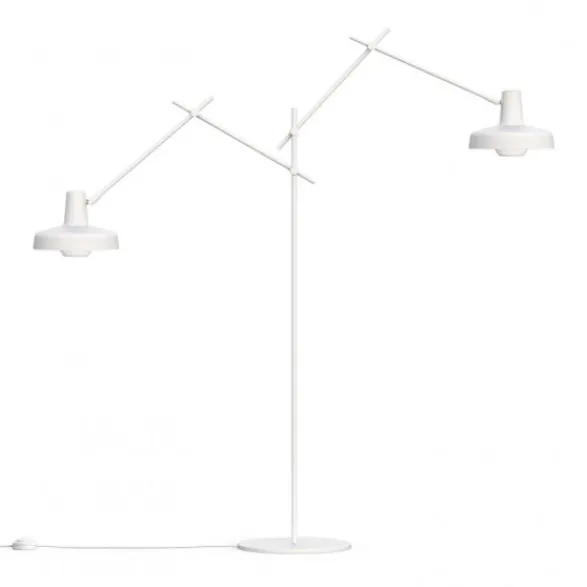 Grupa Arigato golvlampa double, vit