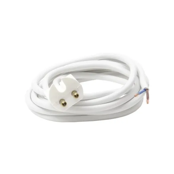 Gelia Armatursladd ojordad med lamppropp, vit 2,2m
