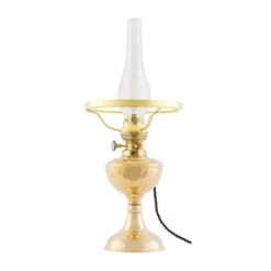 Karlskrona Lampfabrik Arnö bordslampa, polerad mässing