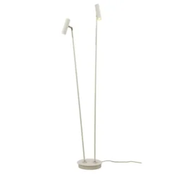 Aneta Artic golvlampa dubbel, vit
