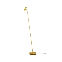 Aneta Artic golvlampa, matt mässing 140 cm
