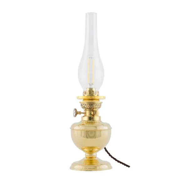 Karlskrona Lampfabrik Aspö Bordslampa, Polerad mässing