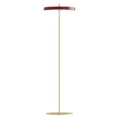 Umage Asteria golvlampa, rubinröd 150cm