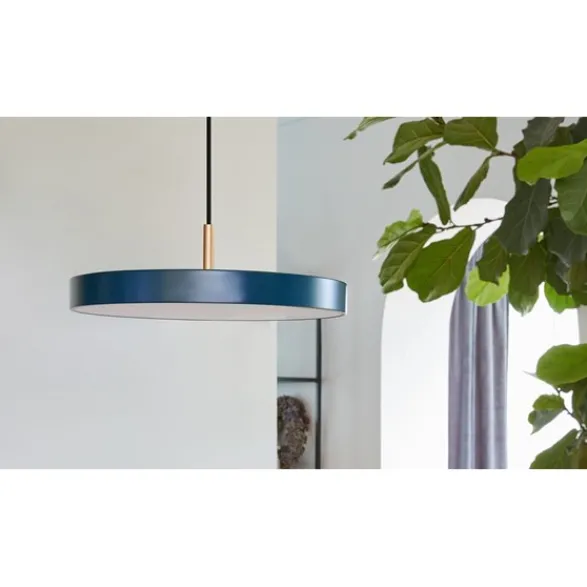 Umage Asteria mini pendel, petrol blå 31cm